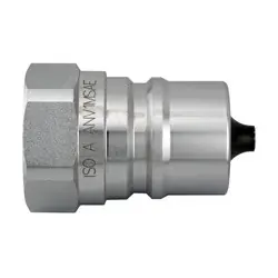 Best Price Midland Metal ANV12MSAE ISO-A Interchange Quick Disconnect SAE O-Ring Plug, 1/2-in Body x 1/2-in Female O-Ring Boss, Steel