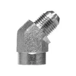 Holiday Sale Midland Metal 2505108 45-deg Elbow, 5/8-in Male JIC x 1/2-in Female NPTF, Steel