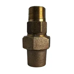 Midland Metal 9681616FLLF Pack Joint Adapter, 1-in MIP x 1-in Flare, Lead-Free Bronze New Arrival