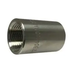 Midland Metal 62418B1 Barstock Coupling, 2 in FPT x 2 in FPT, Stainless Steel, 1000 lb Fast Shipping