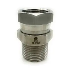 Same Day Shipping STAINLESS ADAPTERS SS1404-24-24 Swivel Adapter, 1-1/2-in Male NPTF x 1-1/2-in Female NPSM Swivel, Stainless Steel