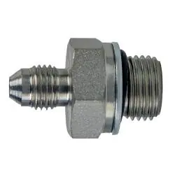 New Release Midland Metal 7001-05-14 Straight Adapter, 5/16-in Male JIC x M14 Male Metric ORR, Steel