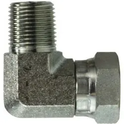 Limited Offer Midland Metal 15012420 90-deg Swivel Elbow, 1-1/2-in Male NPTF x 1-1/4-in Female NPSM Swivel, Steel
