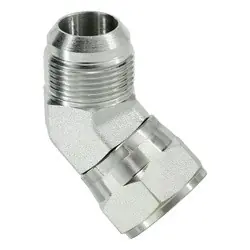 Midland Metal 650232 45-deg Swivel Elbow, 2-in Male JIC x 2-in Female JIC Swivel, Steel Trending