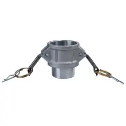 Save Now Midland Metal E-CGB-600-A1 Economy Series Type B Cam and Groove Coupler, 6-in Female Coupler x 6-in Male NPT, Aluminum