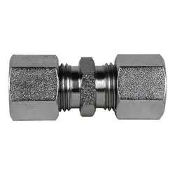 Midland Metal D2403-S12-S12 Straight Union, S12 Metric Bite Type x S12 Metric Bite Type, Steel Low Price