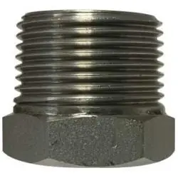 Midland Metal 63534B1 Barstock Hex Bushing, 2-1/2 in MPT x 1-1/2 in FPT, Stainless Steel New Arrival