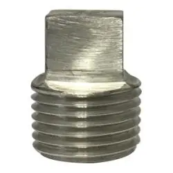 Express Delivery Midland Metal 63658B1 Barstock Square Head Plug, 2 in MPT, Stainless Steel, 1000/3000 lb