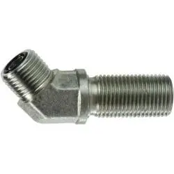 Factory Price Midland Metal FS27021010 Bulkhead Union 45-deg Elbow, 5/8-in Male O-Ring Face Seal x 5/8-in Male O-Ring Face Seal