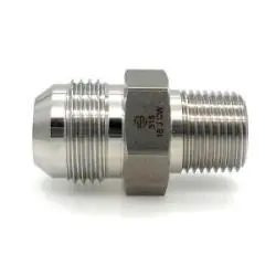 STAINLESS ADAPTERS SS2404-32-32 Male Adapter, 2-in Male JIC x 2-in Male NPTF, Stainless Steel Don't Miss Out