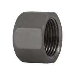 Hassle-Free Returns Midland Metal 63079 Hex Cap, 3/4 in FPT, Stainless Steel, 150 lb
