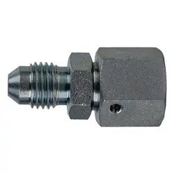 Midland Metal 7007-06-L08-14 Swivel Adapter, 3/8-in Male JIC x L08 Female Metric Swivel, Steel Express Delivery