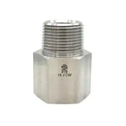 STAINLESS ADAPTERS SS5405-20-20 Pipe Expander, 1-1/4-in Male NPTF x 1-1/4-in Female NPTF, Stainless Steel High Quality