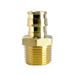 Final Sale Midland Metal 35081CE Cold Expansion Male Adapter, 1-in Cold-Expansion PEX x 1-in Male NPTF, Lead-Free Brass