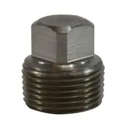 Fan Favorite Midland Metal 105654 Square Head Plug, 3/4 in MPT, Stainless Steel, 3000 lb