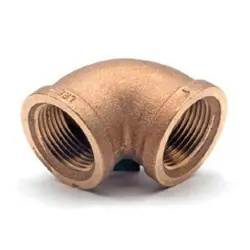 Top Pick Midland Metal 44128LFUSA 90-deg Reducing Elbow, 1-in Female NPT x 1/4-in Female NPT, Lead-Free Bronze