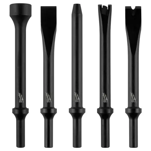 New Release Milwaukee 49-16-3776 5PC Hammer Chisel Bit Set