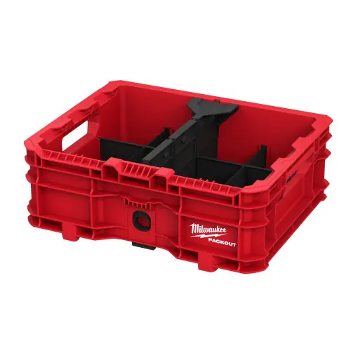 Professional Grade Milwaukee 48-22-8438 PACKOUT Low-Profile Crate, 3 Pack