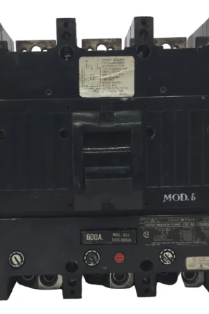 General Electric TJK436F000 400 Amp 3 Pole 600V Circuit Breaker w/600 Amp Trip Mega Sale