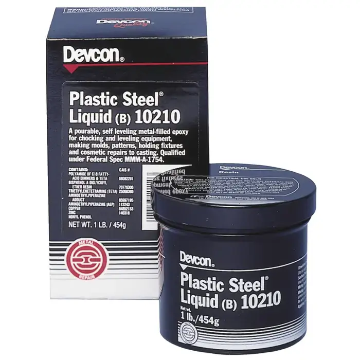 DEVCON 10210 1 lb. Size Plastic Steel Liquid (B) Epoxy Sale