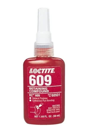 LOCTITE 60931 Medium Strength, Green Color, 50 ml. Container Size Retaining Compound Instant Buy