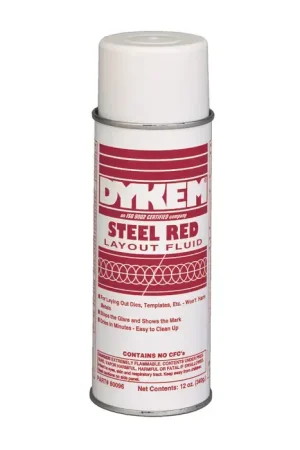 While Supplies Last DYKEM 80096 12 oz. Size Red Layout Fluid