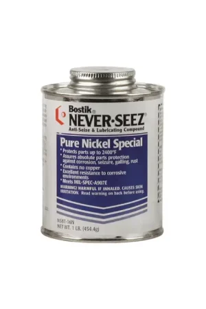 BOSTIK NSBT-16N Pure Nickel Special Anti-Seize Type, 1 lb. Container Size Anti Seize Lubrication Trusted Brand
