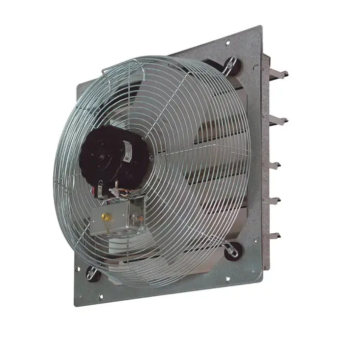 TPI CE 24-DS 24" Blade Size, Shutter Mount Air Circulator, 2,770/3,400 CFM, 1/4 Horsepower Brand New