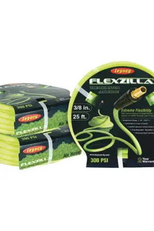 LEGACY HFZ3825YW2 1/4" NPT Hose Size, 25‘ Hose Length, 300 PSI Max. Pressure Rating Air Hose High Quality