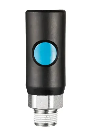 Certified PREVOST ISC 061251 1/4" Thread Size, Male Pipe Connection, Scratch Resistant Material Coupler