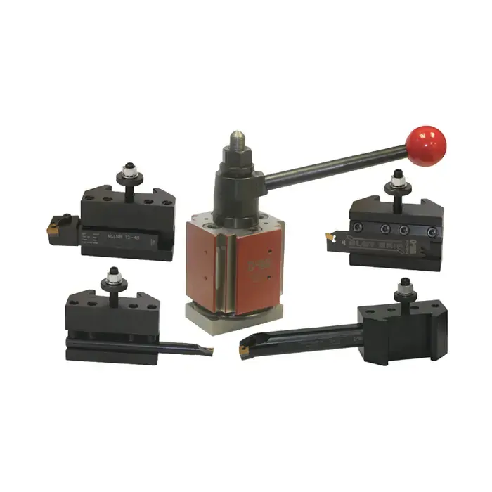 Certified DORIAN QITP25-CS 25 Wedge Type Quick Change Tool Post Set
