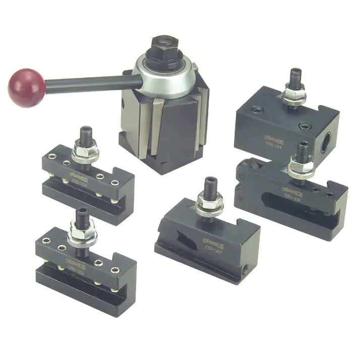 Today Only PHASE II 251-222 200 Wedge Type Quick Change Tool Post Set