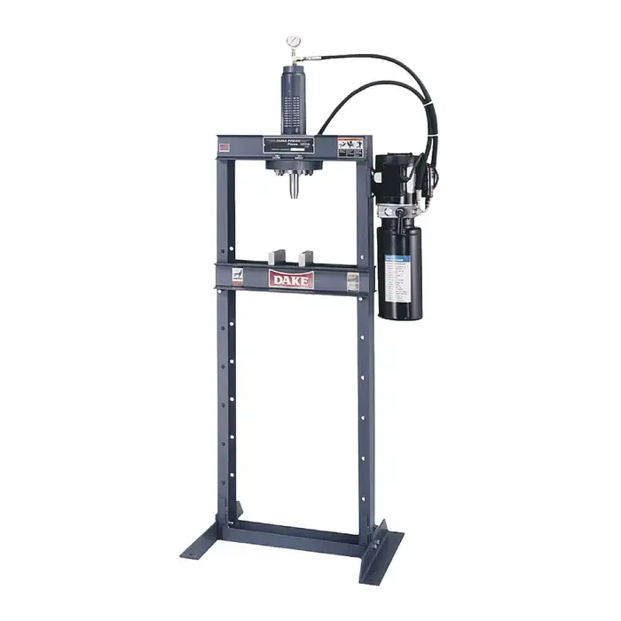 Price Cut DAKE Force 10DA 10 Ton Capacity 10" Ram Travel Electric Shop Press