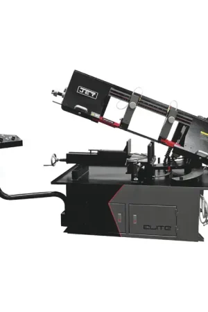 Buy Direct JET ELITE EHB-1018VMH 2 HP Horsepower Semi-Automatic Dual Mitering Horizontal Bandsaw