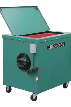 Markdown KALAMAZOO KVF3 500 lbs. Volume Capacity, 1 Horsepower, [Wet Dry Operation] Wet Dry Operation, Tumbler