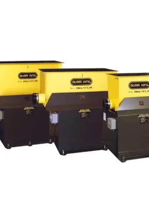 BURR KING 25100 75 Quarts/2.5 Cubic Feet Volume Capacity, 3/4 Horsepower, [Wet Dry Operation] Wet Dry Operation, Tumbler Certified