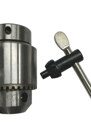 High Quality JACOBS 34-33C 1/32" to 1/2" Capacity, 33JT Mount, Plain Bearing Bearing Key Type Drill Chuck