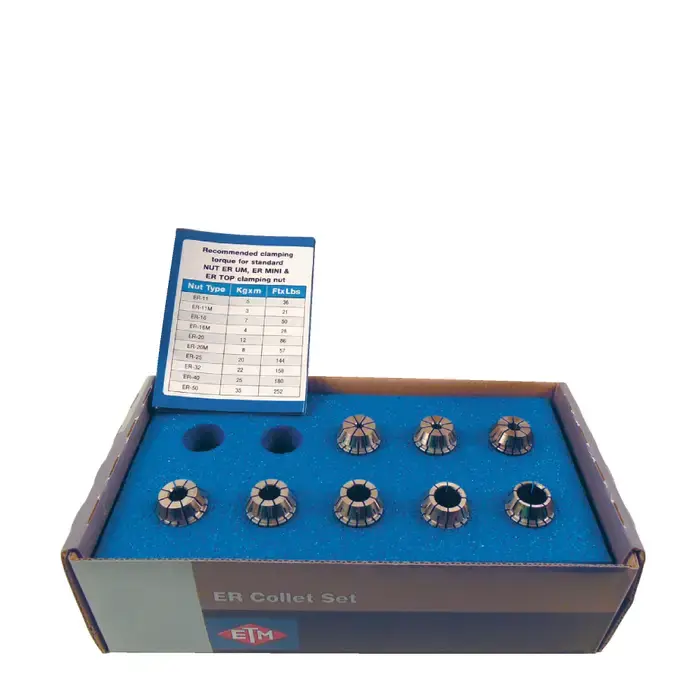 ETM 4500679 ER16 3/32" thru 3/8" Collet Set Don't Miss Out