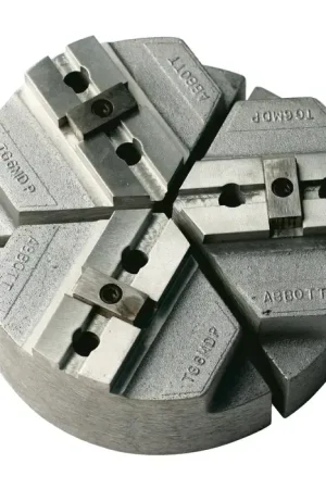 ABBOTT TG6MDP 6" Chuck American Standard Tongue & Groove Jaw Lathe Chuck Pie Jaws Next Day Delivery