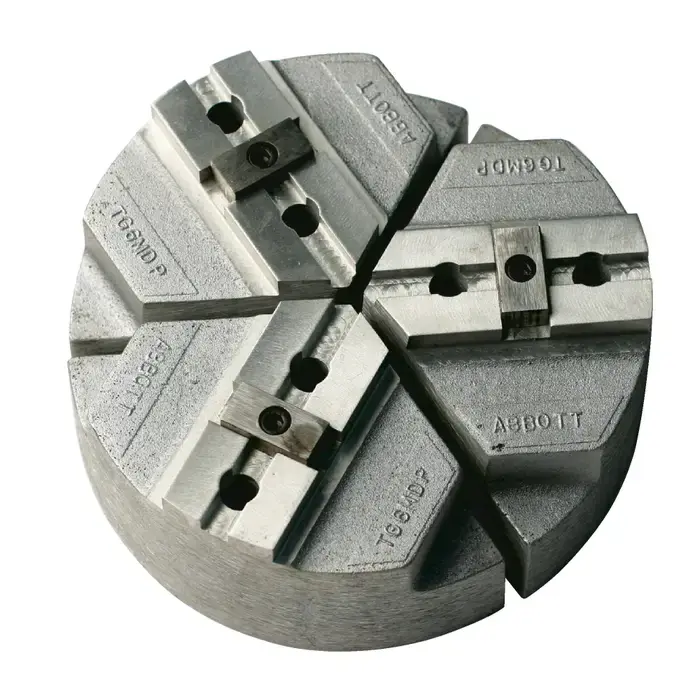 ABBOTT TG6MDP 6" Chuck American Standard Tongue & Groove Jaw Lathe Chuck Pie Jaws Next Day Delivery