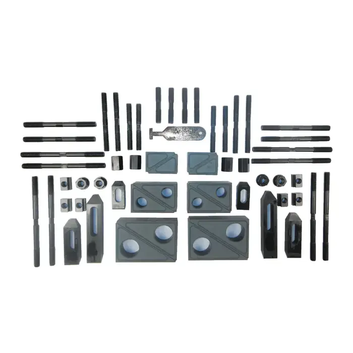 Hot Picks TE-CO 20423 52 Piece Heavy duty (1-1/2" wide blocks) T-Slot Clamping Nuts, Clamps, Blocks Set