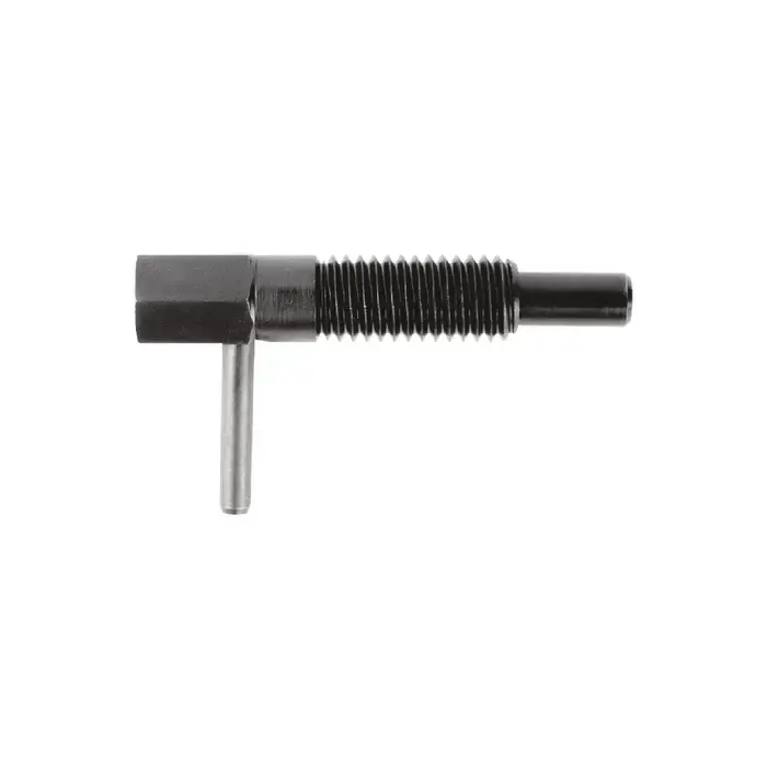Fast Shipping TE-CO 64202 M6x33 Thread Size, 1-1/2" Thread Length, 0.236" Plunger Dia., L-Handle Stainless Steel Hand Retractable Spring Plunger