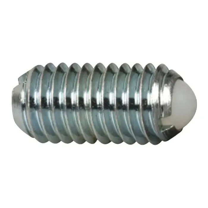 VLIER DBML8AN M8x1.25 Thread Size, 16mm Body Length, Steel Body, Nylon Ball Threaded Ball Plunger One Day Deal