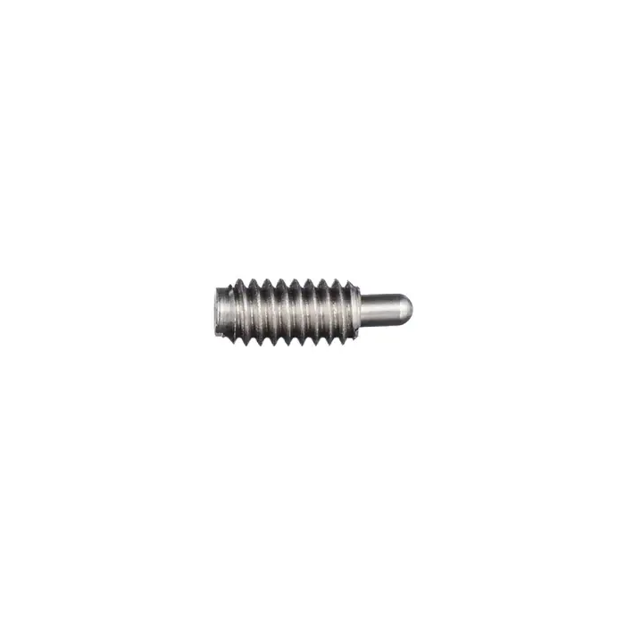 VLIER SML52 10-32 Thread Size, 0.468" Thread Length, 1/8" Projection, Stainless Steel Body, Stainless Steel Nose Threaded Spring Plunger Super Sale