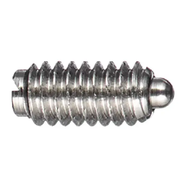 Last Chance VLIER SSMM4 M4x0.7 Thread Size, 11.10mm Thread Length, 1.30mm Projection, Stainless Steel Body, Stainless Steel Nose Threaded Spring Plunger