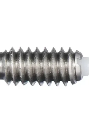 While Supplies Last VLIER SSMDHM6 M6x1.0 Thread Size, 13.50mm Thread Length, 2mm Projection, Stainless Steel Body, Delrin Nose Threaded Spring Plunger