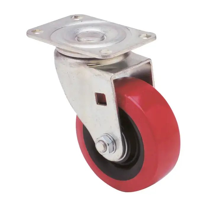 Next Day Delivery FAULTLESS 493-3-1/2TG 3-1/2" Wheel Diameter, 1-1/4" Wheel Width, 180 lbs. Load Rating Polyurethane Caster/Wheel