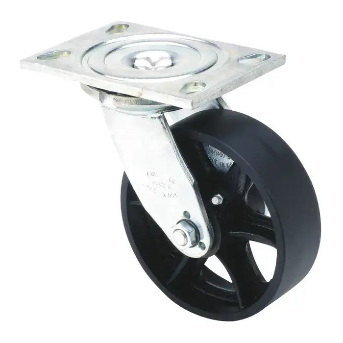 Super Sale FAULTLESS H1406-6 x 2-1/2 6" Wheel Diameter, 2-1/2" Wheel Width, 1,500 lbs. Load Rating Non Marring Rubber Caster/Wheel