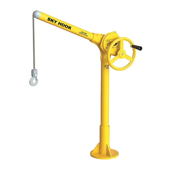 SKY HOOK 8727.42 1/4 Ton Load Capacity, 75" Maximum Lift Distance, 1" Per Handwheel Revolution Lift Speed Hoist Top Pick