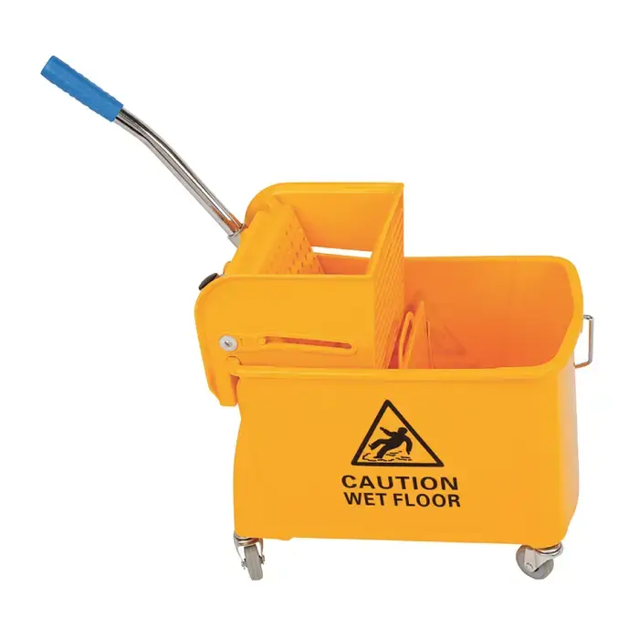 Exclusive Offer MAGNOLIA BRUSH 6023-3 23 Quarts Capacity, Yellow Color Mopping Cart